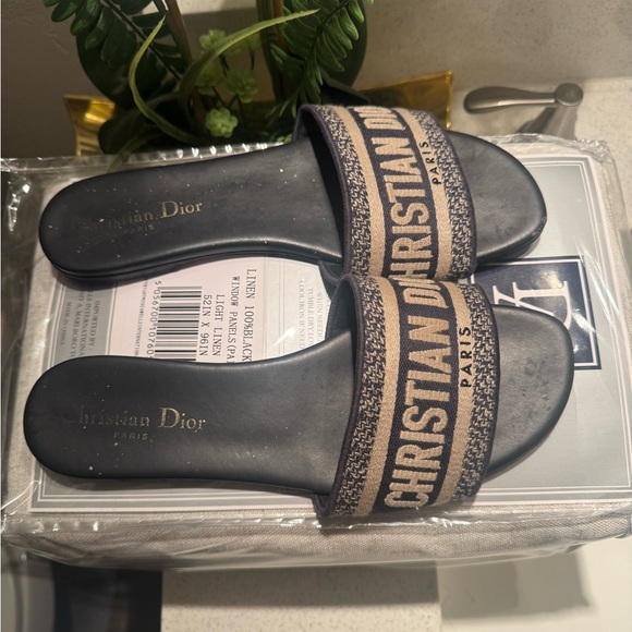 Dior Black and Tan Sandals - Picture 2 of 5